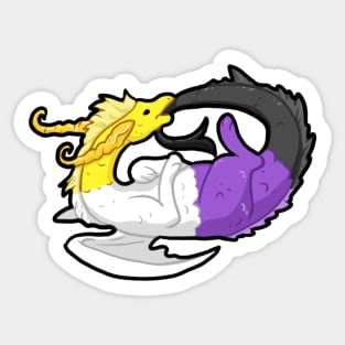 Nonbinary Pride Sticker